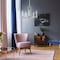 Designers Fountain Hudson Heights 5 Light Industrial Polished Nickel with Clear Glass Shades Chandelier D268C-5CH-PN - alternate 2